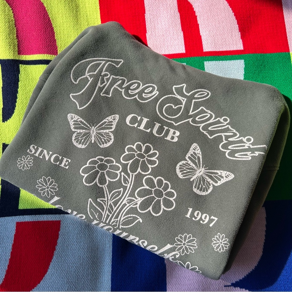 Forever 21 free spirit club hoodie